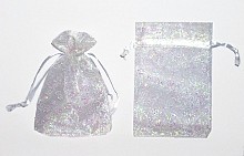 woreczki z organzy G-A WZÓR 33x47 - BROKAT białe (288 szt.)
